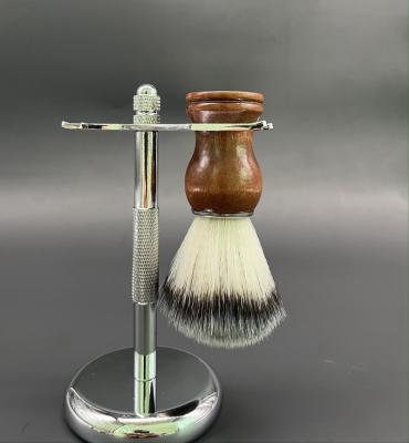 China Shaving Brush Relax Factory Price Metal Handle Soft Pure Badger Hair Shaving Brush for sale