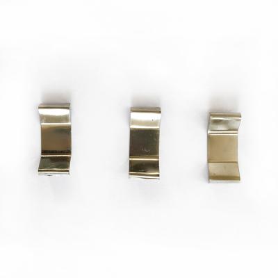 China Apartment ; Leaf ; Best Selling Flat Plate Stamping L Type Stainless Steel Stamping Flat Leaf Spring Clips for sale