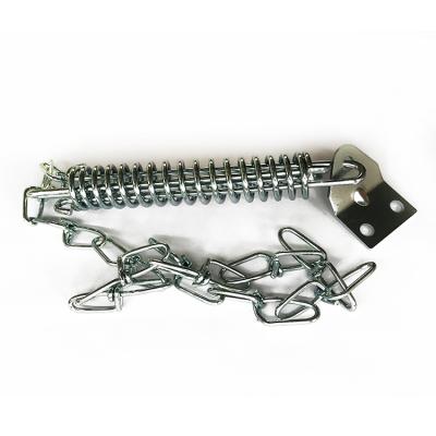 China OEM / ODM Supplier Traditional Chain Lock Security Slide Door Stops Single Screen for sale