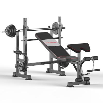 China Wholesale High Quality Indoor Adjustable Metal Home Exercise Barbell Bench for sale