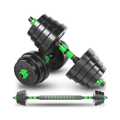 China Plated Dumbbell Hottest Selling Adjustable Plated Fitness Dumbbell Group for sale