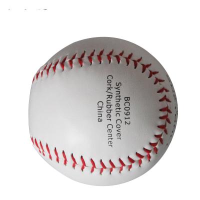 China Professional factory wholesale competition 9 woolen leather filling genuine leather baseball ball for sale