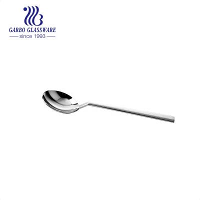 China Stocked Premium Dinnerware Mirror-Polished 304 Stainless Steel Spoon Dinner Soup Spoons For Dining / Catering for sale