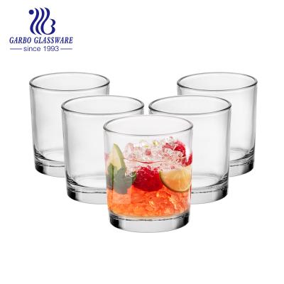 China Minimalist 300ml Cup Factory Price Water Tumbler Drinking Glass Classic Round Transparent Glass Mug For Home Restaurant for sale