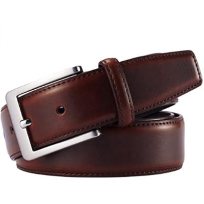 China Business Belt For Men Leather Top Full Grain Leather Belt for sale