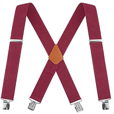 China Fashionable Wholesale Man's Brace Adjustable Elastic Suspenders Ties Belt for sale