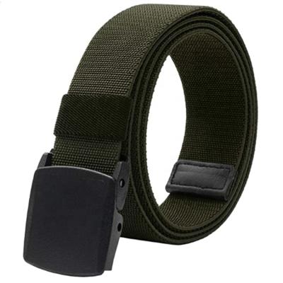 China High Strength Elastic Stretch Belt Men's Nylon Tactical Rise Belt for sale