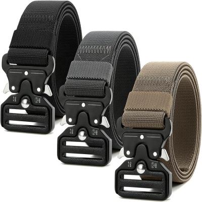 China High Strength Webbing Riggers Military Style Outdoor Sports Belt Elastic Belt Men's Tactical Nylon Stretch Belt for sale