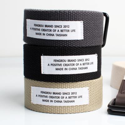 China Outdoor Woman Polyester Canvas Belt Canvas Belt Factory for sale