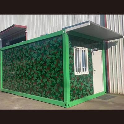 China Living Office Storage Standard Single Level Container Homes 40ft With Steel Door And 2.5mm Roof Thickness for sale