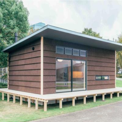 China Prefab Folding Container House 40 Feet Fireproof Board Floor With Bathroom And Kitchen for sale