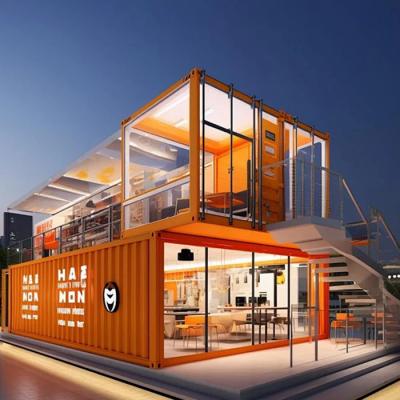 China Office Usage 20ft Expandable Container House With Glass Wool Wallboard And High Strength Galvanized Sheet Structural for sale