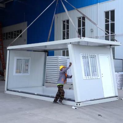 China Fireproof Assembly Required Folding Shipping Container House Space Saving Solution for sale