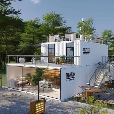 China Customized 2 Floor Container House Stores In Shopping Malls Movable  Windproof  Sturdy And Durable for sale