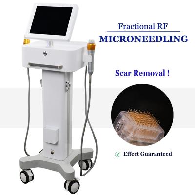 Cina Due maniglie Face Lifting RF Microneedling Machine Ringiovanimento della pelle frazionato in vendita