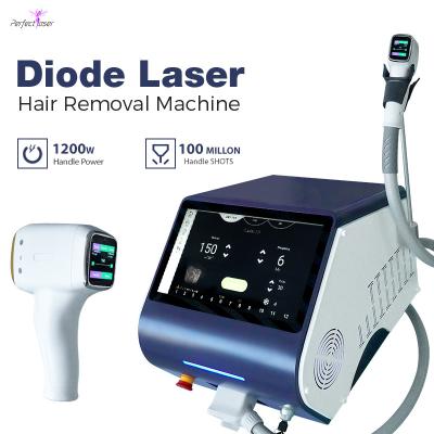 China 1064nm 810nm 808nm Diode Laser Hair Removal Machine 1200w for sale