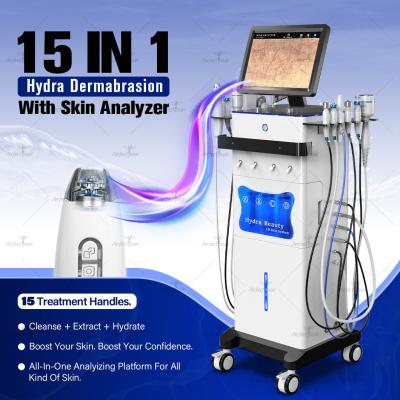 China 10.4 Inch Color Touch Screen Skin Cleaning Machine for Wrinkle And Acne Removal Function for sale