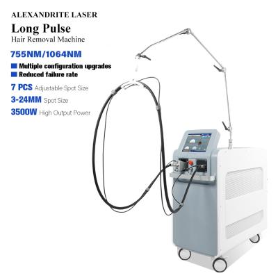 China New Upgraded Alexandrite Nd Yag Laser For Hair Removal Skin Rejuvenation for sale