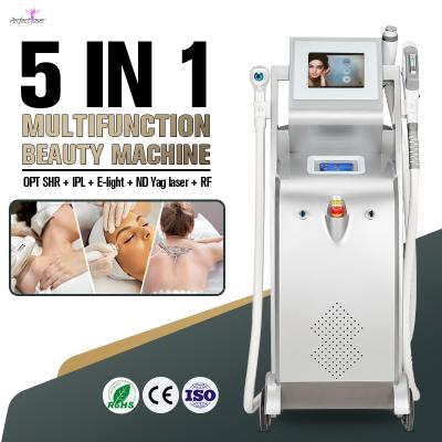 China 5 In 1 Laser Hair Tattoo Removal Treatment Multifuntional Cost Effective Nd Yag Picosecond for sale