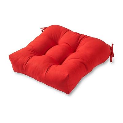 China Anti-Static COMFLIVE Fashions Square Solid Red Outdoor Chair Cushion for sale