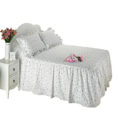 China New Hot Items Plain Ultra-warm Soft Breathable Bed Skirt Anti-pilling Anti-pilling for sale