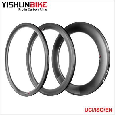 China New Style YISHUNBIKE 700c TG Carbon 255 Road Carbon 33mm Tubeless Ready Rims Anvil Rim For Sale WTD3C-TLR for sale