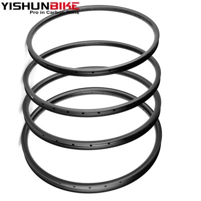 China wholesale 29er XC Mountain Bicycle YISHUNBIKE Rims For 29er XC Graphene T800 Toray Asymmetric Steep Lightweight 33mm Wide ASD933XC-GP Carbon Mtb Rims for sale