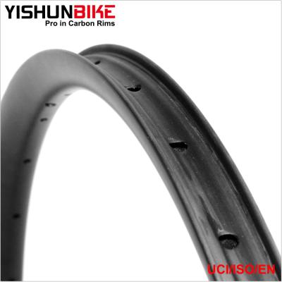 China Carbon Most Selling Felgen Bike Parts Carbon Rims 29er MTB Bike Wheels Offset Hookless Asymmetric 30mm Inner Width for sale