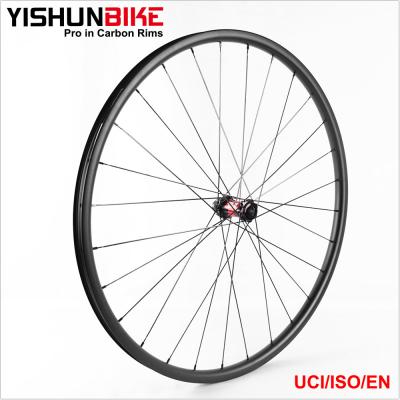 China 2017 YISHUNBIKE Carbon Mountain Bike Wheels 29er XC Asymmetric Offset Cross Country for sale