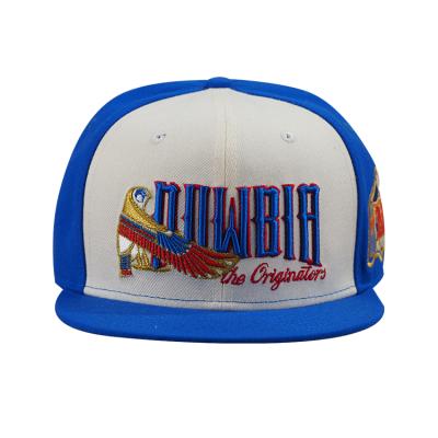 China COMMON Flat Brim Baseball Hat Embroidery Baseball Hat Custom Snapback for sale