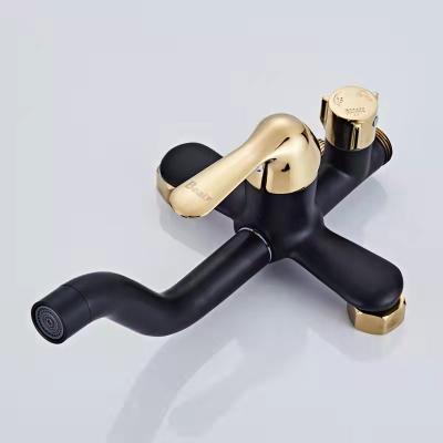 China With Bathroom Outdoor Wall Mounted Household Shower Head Pressure Set Slide Bar Shower Set Hand Held Faucet for sale