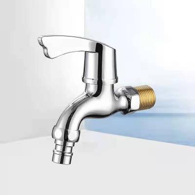 China Modern Single Handle Bathroom Faucet Wall Mounted Hang Bathub Faucet Washing Machine Faucet for sale