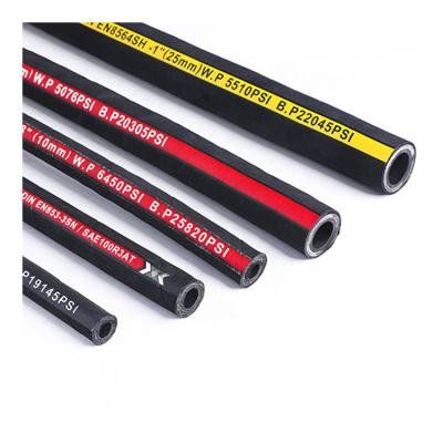 China Connect Various Hydraulic Components 2021 Factory Price Flexible Rubber Hydraulic Hose for sale