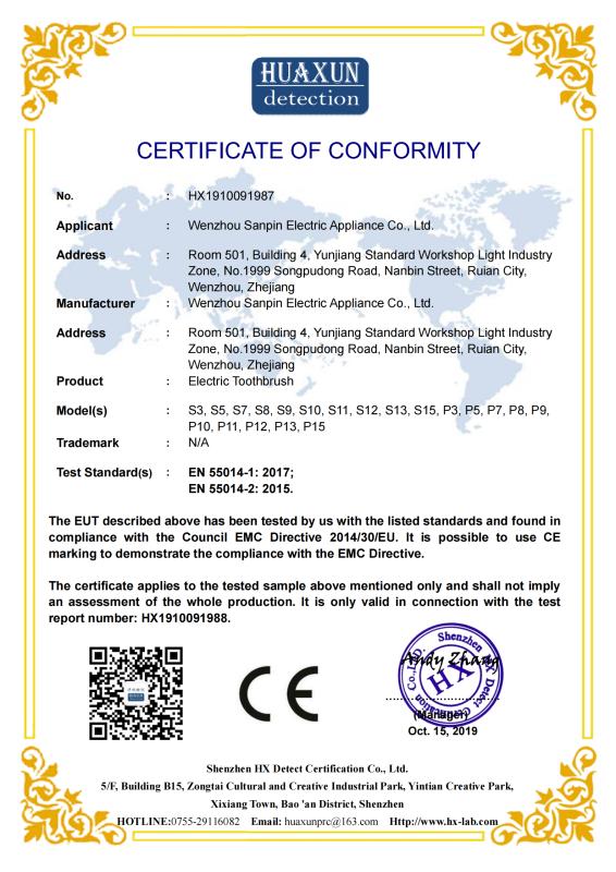 CE - Ruian Hengyuan Electronic Co., Ltd.