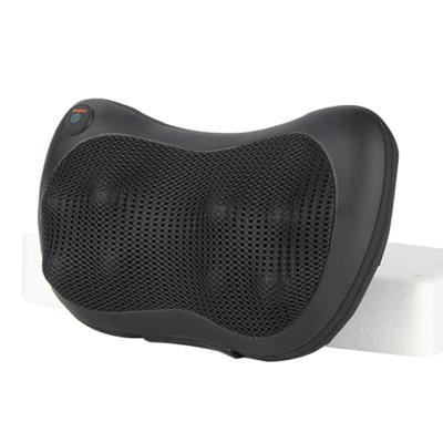 China Portable Travel Shiatsu Pillow Adapter Price for Wireless Car Neck and Home Massage Pillow with Heat Massage for sale