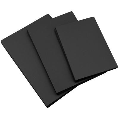 China Hard Card A4 Black Cardboard DIY Paper Painting Cardboard 300 Gsm HK-004 for sale