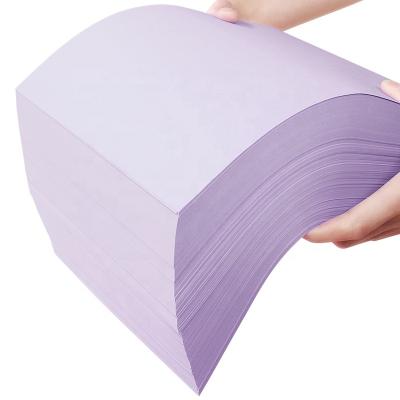 China FYZ Wholesale Light Purple Purple Colored Spot 80G A4 Copy Paper Office Printing Paper Office Supplies Colored Paper for sale