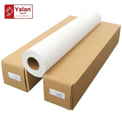 China Roll Dye Sublimation Transfer Paper 24 Inch 100m Reel Transfer Paper Printing Ink Baking Cup Multifunctional Transfer Papers for sale