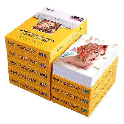 China Professional Waterproof Suede 5R 5*7 Photo Paper Factory Price Inkjet Printing 260gsm RC Rough Matte for sale