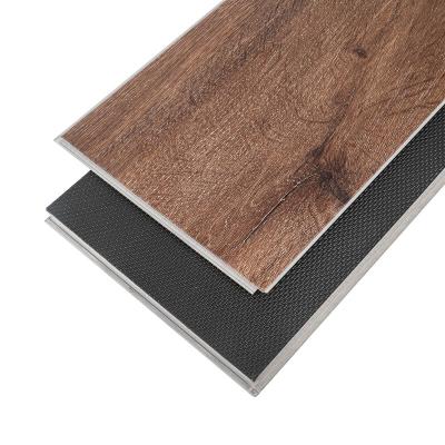 China Modern Wholesale Stone Plastic Composite Flooring Wood Grain 5mm SPC Vinyl Plank Flooring Waterproof for sale