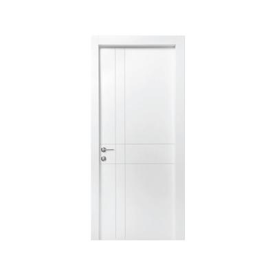 China Inteior Waterproof Wooden WPC Door With Waterproof Frame PU Inside for sale