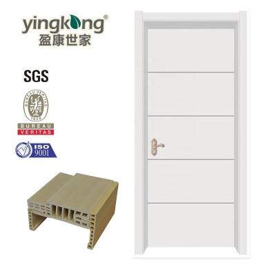 China Factory supplier waterproof interior wpc door with waterproof frame for sale