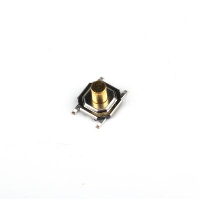 China DC 12v 4pin electronic high quality single push button switch 0.5mA smd mini push button wholesale appliance tact switch for sale