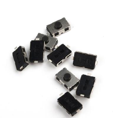 China Electronic Appliances 4x6x2.5mm Micro Push Button Tact Switch Black Silicone Button 50mA 12VDC for sale