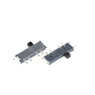 China Dustproof and Non-waterproof Terminal Mount Panel Mini Sliding Door Contact Switches 3 Position Aluminum Sliding Contact for sale