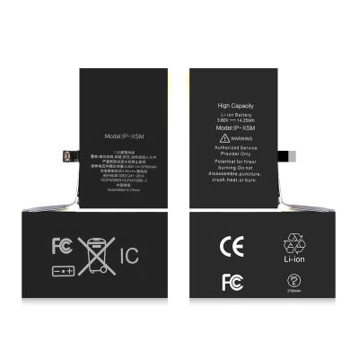 China Mobile Phone High Capacity 3750mAh Battery (ZY+JX Solution) For iPhone XS Max FCC/CE/RoSH Certified for sale