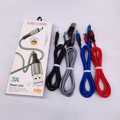 China Fast Charging Nylon Type C Cable Fast Charging Mobile Phone Micro USB Fast Charging Data USB Cable for sale