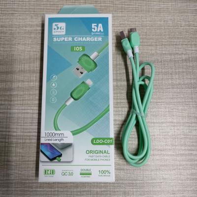 China MP3/MP4 Player LDO-C01 Silicone Phone USB Cable For Type C Cable Charger Travel Samsung Fast Charging Accessories for sale