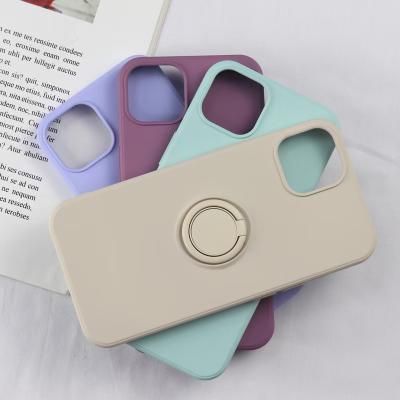 China Wholesale Customized Anti-drop Cell Phone Case For iphone 13 Round Ring TPU Case Cover for sale