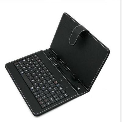 China Wholesale 7 Inch Dresser 8 Inch 9 Inch 9.7 Inch 10 Inch Tablet PC Keyboard Portable Cable Leather Case For Android For iPad for sale